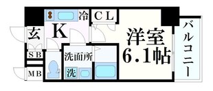 レオンコンフォート神戸駅前の物件間取画像